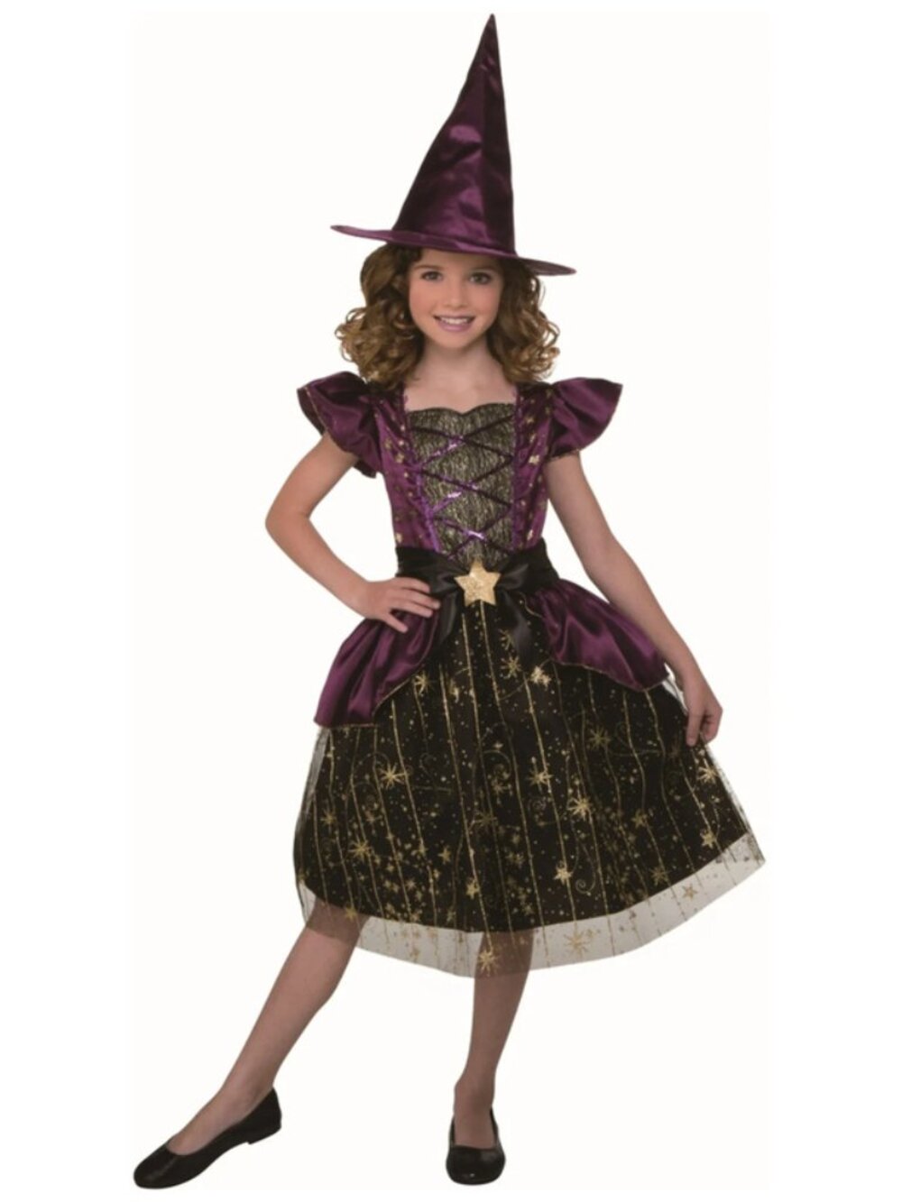 Palamon Girl's Starry Witch Halloween Costume Medium (8-10)